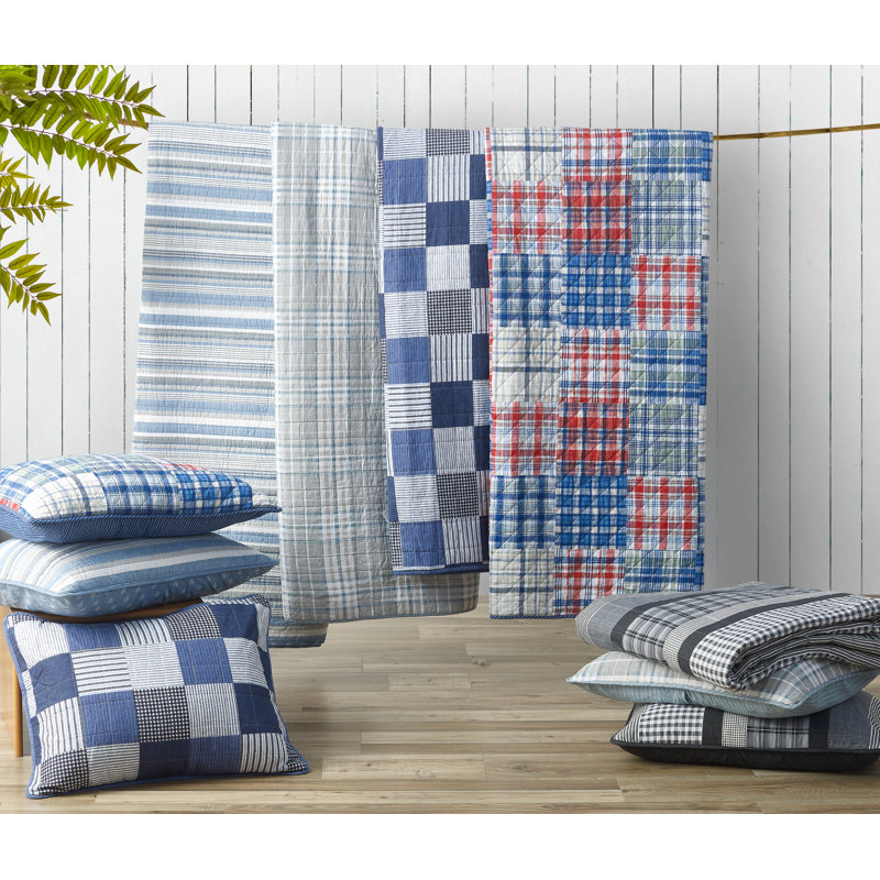 Nautica Coveside 100 Cotton Quilt Set & Reviews Wayfair